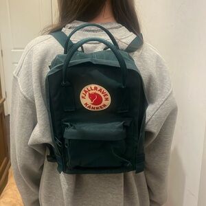 Fjallraven kanken mini backpack forest green